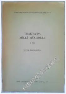 Trakya'da Milli Mücadele - Cilt 1 -        1955