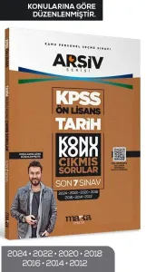 Marka Yayınları 2026 KPSS Ön Lisans Tarih Çıkmış Sorular Son 7 Yıl Konularına Göre Çözümlü ARŞİV Serisi
