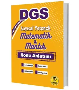 Tasarı Yayınları DGS Sayısal Yetenek Matematik Mantık Konu Anlatımı