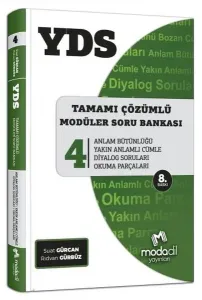 Modadil Yayınları YDS Tamamı Çözümlü Modüler Soru Bankası Serisi 4