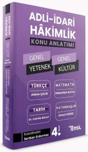 Adli İdari Hakimlik Genel Yetenek Genel Kültür Konu Anlatımı
