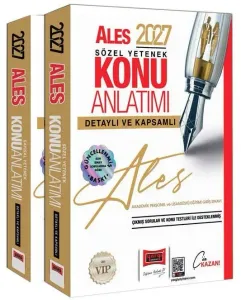 Yargı Yayınları 2027 ALES VİP Sayısal-Sözel Yetenek Detaylı ve Kapsamlı Konu Anlatımı 2 Cilt