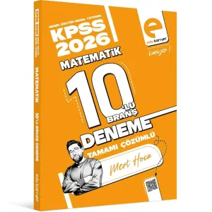 Mert Hoca 2026 KPSS Matematik 10'lu Branş Deneme Tamamı Çözümlü