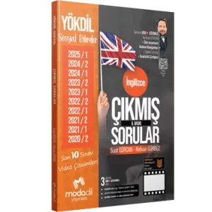 Modadil Yayınları YÖKDİL Sosyal Bilimler Çıkmış Sorular Tamamı Video Çözümlü