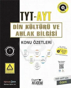 Üçgen Yayıncılık TYT AYT Din Kültürü ve Ahlak Bilgisi Konu Özetleri