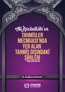 ALİ RIZÂULLÂH'IN TAHMİSLER MECMUASI'NDA YER ALAN TAHMİS DIŞINDAKİ ŞİİRLERİ (İnceleme-Metin)