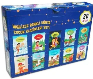 İngilizce Renkli Dünya Çocuk  Klasikleri Seti  (20 Kitap)