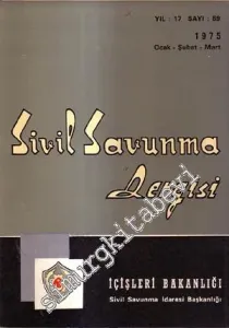 Sivil Savunma Dergisi - Yıl: 17; Sayı: 59; Ocak - Şubat - Mart 1975