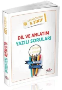 Editör 9. Sınıf Dil ve Anlatım Yazılı Soruları