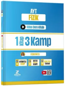 Zeduva Yayınları Fizikfinito AYT Fizik 1 Kitap 3 Kamp Video Ders Kitabı