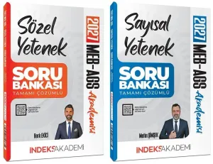 İndeks Akademi 2027 MEB-AGS Sayısal ve Sözel Yetenek Soru Bankası 2'li Set