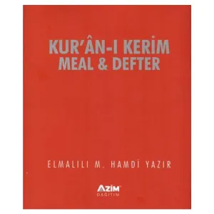 Kur'an-ı Kerim Meal ve Defter