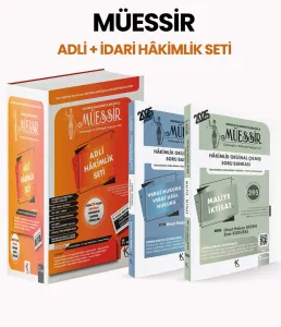 MÜESSİR ADLİ + İDARİ HÂKİMLİK Çıkmış Soru Bankası SETİ 2025