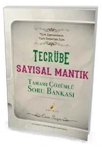 Tecrübe Sayısal Mantık Tamamı Çözümlü Soru Bankası Enver Seçgin Pelikan Yayınları 9786052268605