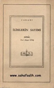İlimlerin Sayımı (İhsa'-ül-ulum) Farabi 1955 Baskı