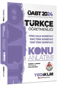 KELEPİR Yediiklim Yayınları 2024 ÖABT Türkçe Öğretmenliği Türk Halk Edebiyatı Eski Türk Edebiyatı Yeni Türk Edebiyatı Konu Anlatımı