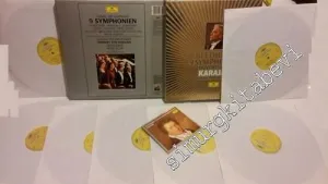 33 LP PLAK VINYL: Beethoven, Karajan, Berliner Philharmoniker - 9 Symphonien, Ouvertüren - Digital Recording -        1986