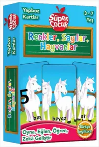 Yapboz Kartlar Renkler, Sayılar, Hayvanlar 3 7 Yaş Oyna Eğlen Öğren Zeka Geliştir