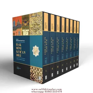 Hak Dini Kuran Dili 8 Cilt  Takım Kutulu Set