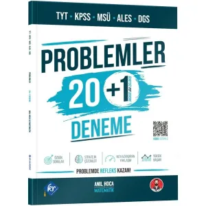 KR Akademi Yayınları Anıl Hoca TYT KPSS MSÜ ALES DGS Problemler 20+1 Deneme KR Akademi Yayınları