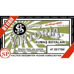 VİKTORİA TOZ KUMAŞ BOYASI ZEYTİNİ 47