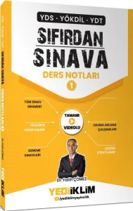 Yediiklim Yayınları YDS YÖKDİL YDT Sıfırdan Sınava Tamamı Videolu Ders Notları 1. Kitap