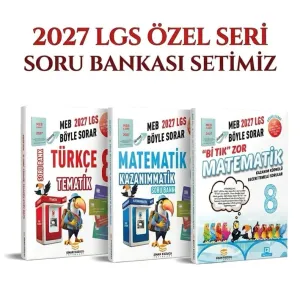 Sinan Kuzucu Yayınları 2027 LGS ÖZEL SERİ SORU BANKASI SETİ