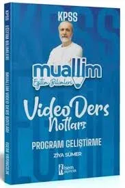 KPSS Eğitim Bilimleri Muallim Program Geliştirme Video Ders Notları