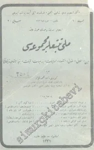 OSMANLICA: Milli Tetebbular Mecmuası Cild: 1, Sayı: 2 ila 3, Cild: 2, Sayı: 4 ila 5 -   1