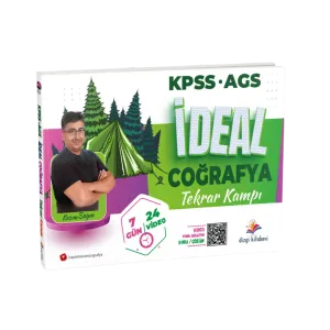 Dizgi Kitap Yayınları 2026 KPSS MEB AGS İdeal Coğrafya Video Konu Anlatımlı Tekrar Kampı