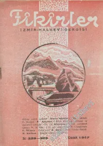Fikirler İzmir - Halkevi Dergisi - Sayı: 328 - 329       Ocak
