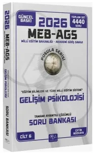 CBA Yayınları 2026 MEB-AGS Eğitim Bilimleri Gelişim Psikolojisi Soru Bankası Çözümlü Pusula Serisi