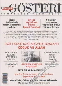 Hürriyet Gösteri Sanat Edebiyat Dergisi - Sayı: 298      Haziran - Temmuz - Ağustos
