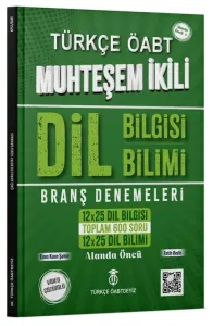 Türkçe ÖABTDEYİZ ÖABT Türkçe Dil Bilgisi-Dil Bilimi Muhteşem İkili Branş Denemeleri