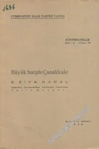 Büyük Harpte Çanakkale -
