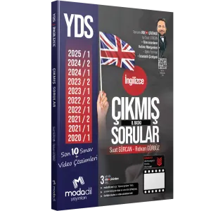 Modadil Yayınları YDS İngilizce Çıkmış Sorular Tamamı Video Çözümlü