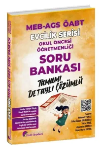 Özdil Akademi ÖABT MEB-AGS Okul Öncesi Öğretmenliği Soru Bankası Çözümlü Evcilik Serisi