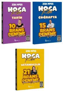 Hoca Kafası Yayınları 2026 KPSS Tarih Coğrafya Vatandaşlık 46 Deneme 3'lü Set