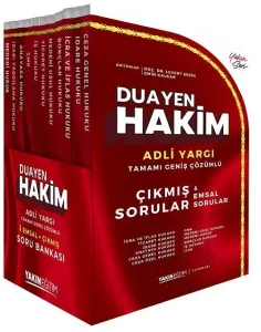 Yakın Eğitim Yayınları Adli Yargı Hakimlik Duayen Çıkmış Sorular ve Emsal Soru Bankası Seti Çözümlü