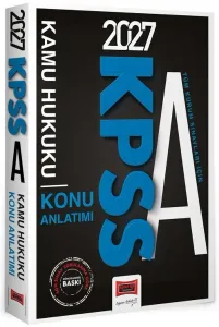 Yargı Yayınları 2027 KPSS A Grubu Tüm Kurum Sınavları İçin Kamu Hukuku Konu Anlatımı