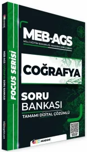 TKM Akademi MEB-AGS Coğrafya Soru Bankası Çözümlü Focus Serisi