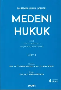 Medeni Hukuk Cilt I
