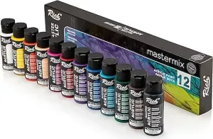 Rich Akrilik Boya Seti Master Mix 60 cc 12 Renk