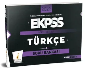 Pelikan Yayınları 2026 EKPSS Türkçe Konu Özetli Soru Bankası