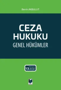Ceza Hukuku Genel Hükümler
