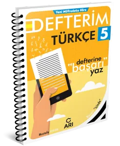 Arı Yayıncılık Türkçe Defterim 5. Sınıf