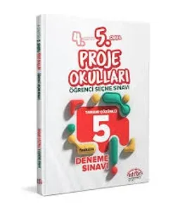 4. Sınıftan 5. Sınıfa Proje Okulları Seçme Sınavı Tamamı Çözümlü 5 Deneme