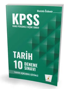 Pelikan Yayınları 2026 KPSS Tarih 10 Deneme Sınavı