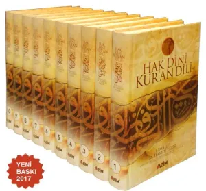 Hak Dini Kur'an Dili - Elmalı Tefsiri; (10 Cilt, Büyük Boy, Şamua)