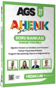 Yediiklim Yayınları 2027 AGS Ahenk Serisi ÖYT Sınıf Yönetimi TYMM Program Okuryazarlığı Ölçme ve Değerlendirme Tamamı Çözümlü Soru Bankası